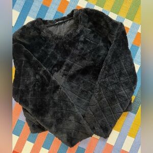 Zara Fuax Fur Top